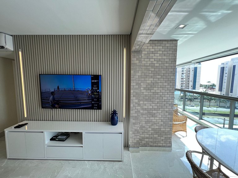 Home48 Apto pé na areia/ Piscina Aquecida Bertioga