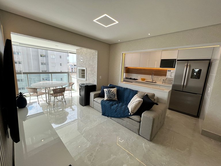 Home48 Apto pé na areia/ Piscina Aquecida Bertioga