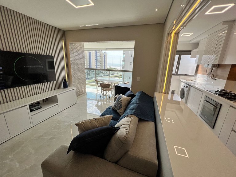 Home48 Apto pé na areia/ Piscina Aquecida Bertioga