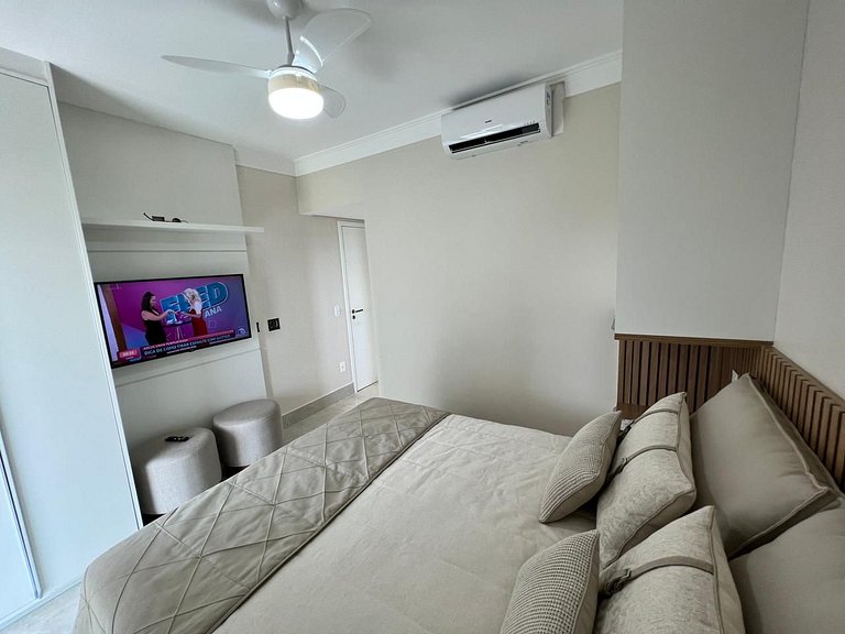 Home48 Apto pé na areia/ Piscina Aquecida Bertioga