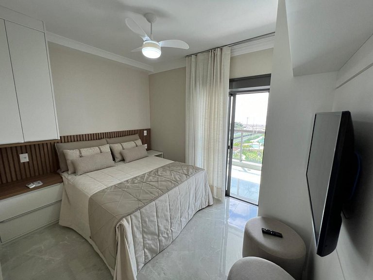 Home48 Apto pé na areia/ Piscina Aquecida Bertioga