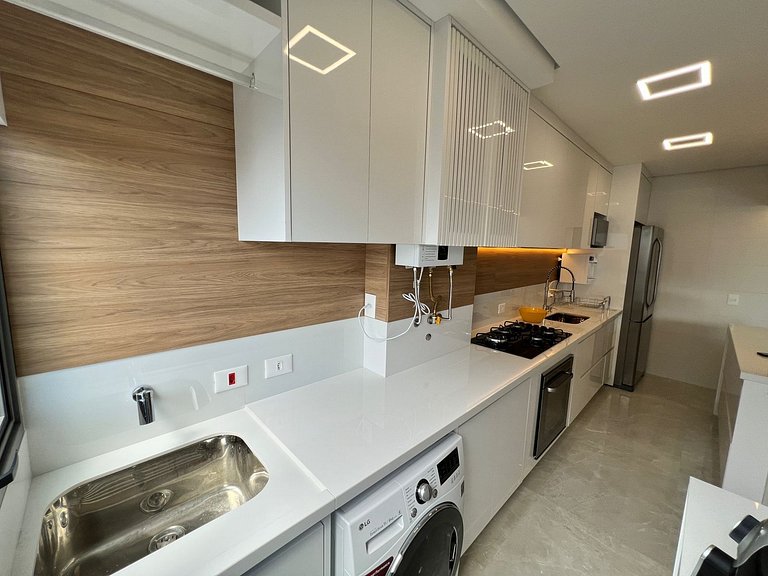 Home48 Apto pé na areia/ Piscina Aquecida Bertioga