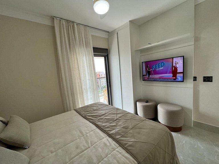 Home48 Apto pé na areia/ Piscina Aquecida Bertioga