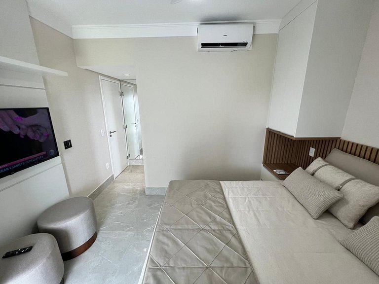 Home48 Apto pé na areia/ Piscina Aquecida Bertioga