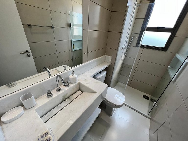 Home48 Apto pé na areia/ Piscina Aquecida Bertioga