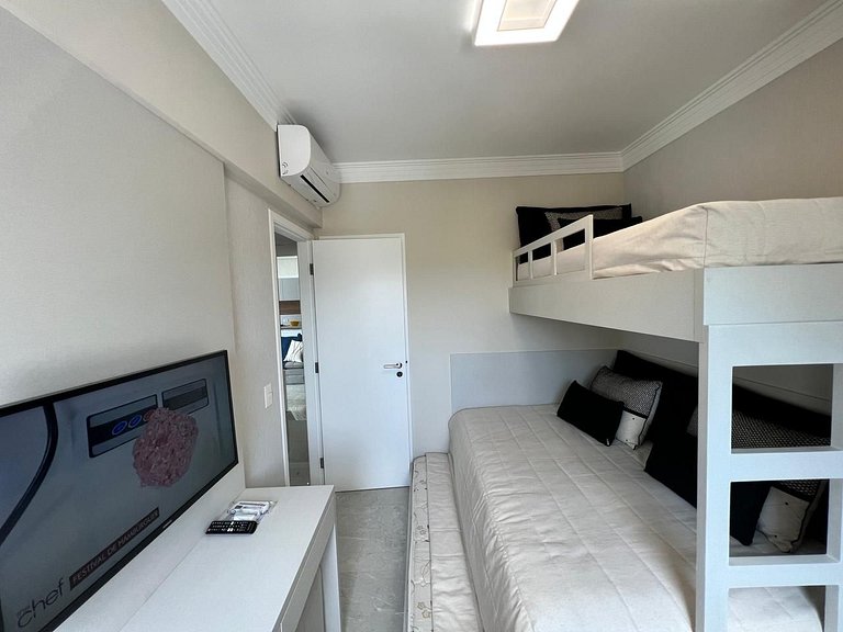 Home48 Apto pé na areia/ Piscina Aquecida Bertioga