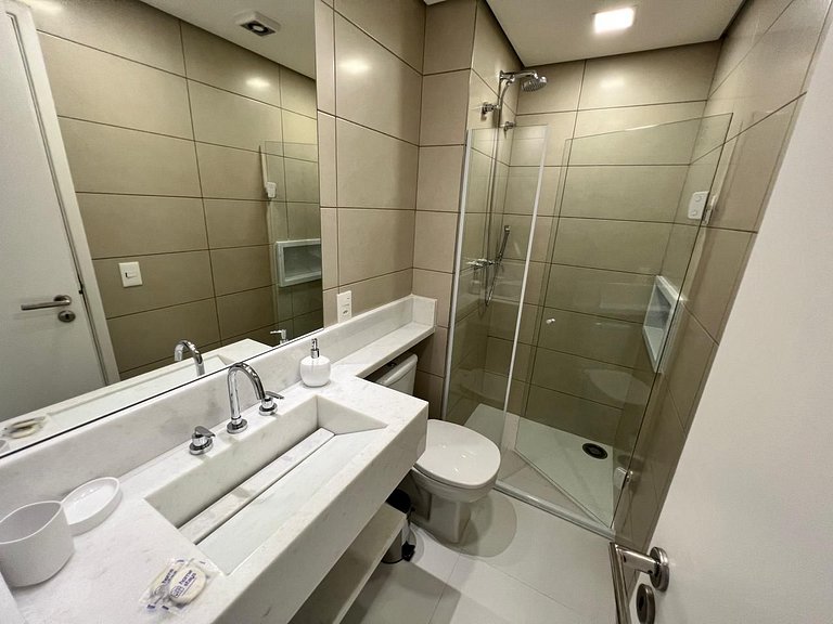 Home48 Apto pé na areia/ Piscina Aquecida Bertioga