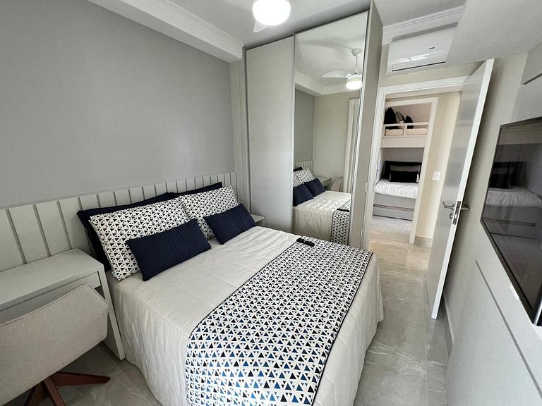 Home48 Apto pé na areia/ Piscina Aquecida Bertioga