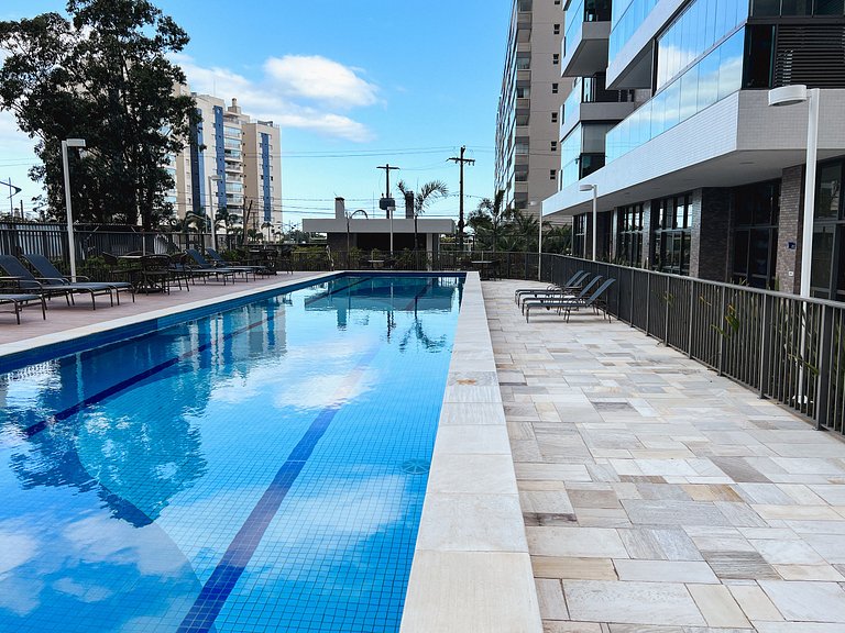 Home48 Apto pé na areia/ Piscina Aquecida Bertioga