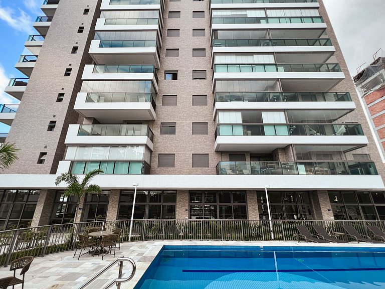 Home48 Apto pé na areia/ Piscina Aquecida Bertioga