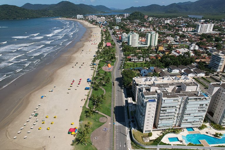 Home 43| Apto em cond Pé na Areia em Bertioga