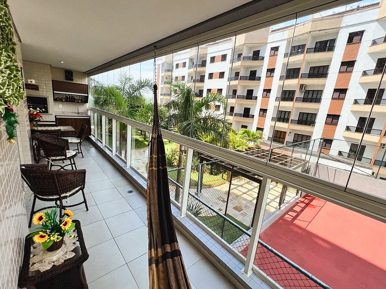 Home 43| Apto em cond Pé na Areia em Bertioga