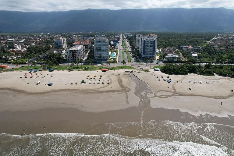 Home 43| Apto em cond Pé na Areia em Bertioga