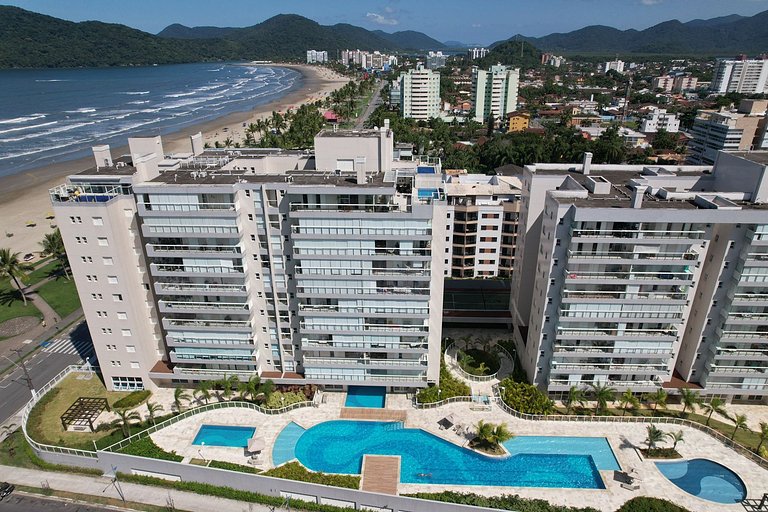 Home 43| Apto em cond Pé na Areia em Bertioga
