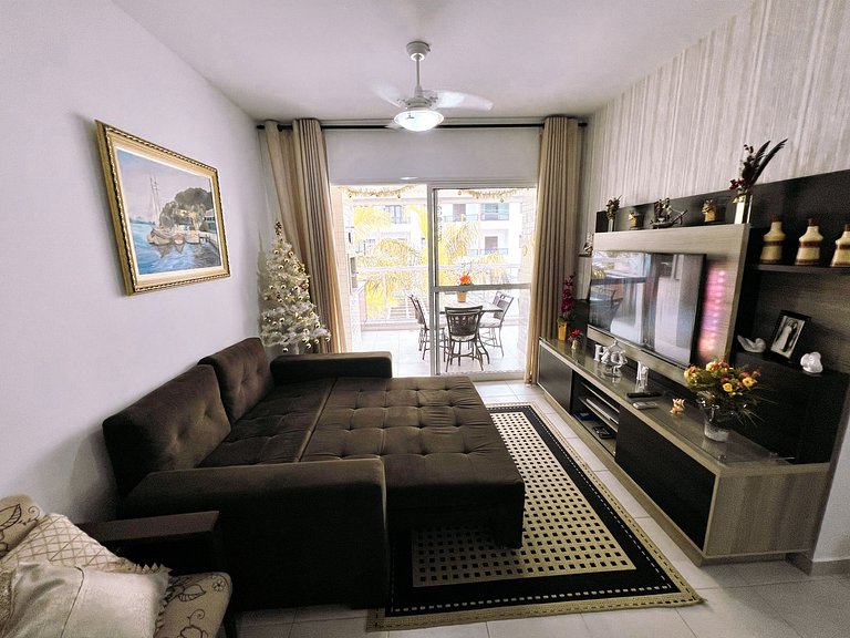Home 43| Apto em cond Pé na Areia em Bertioga