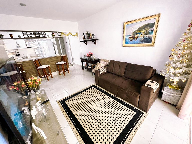 Home 43| Apto em cond Pé na Areia em Bertioga