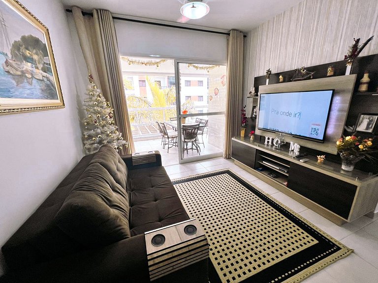 Home 43| Apto em cond Pé na Areia em Bertioga
