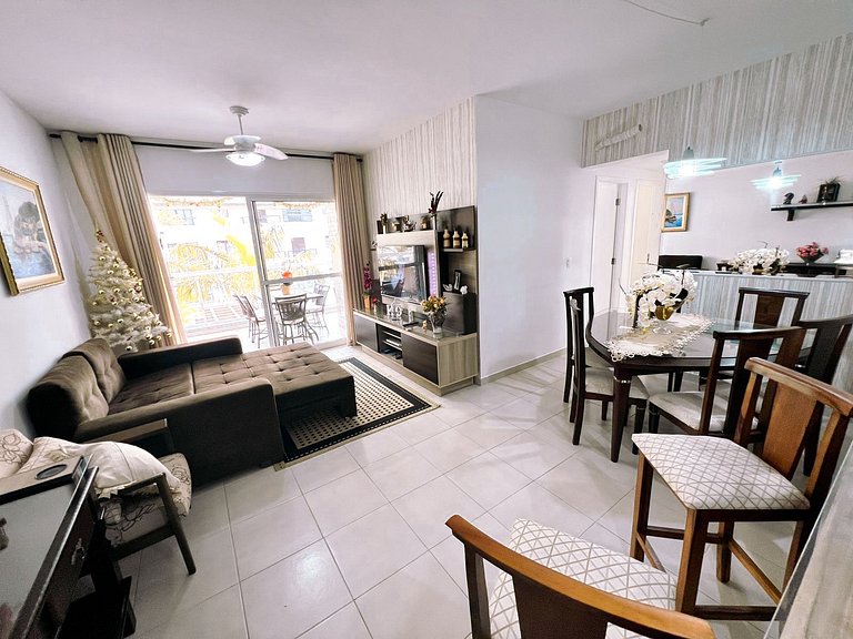 Home 43| Apto em cond Pé na Areia em Bertioga