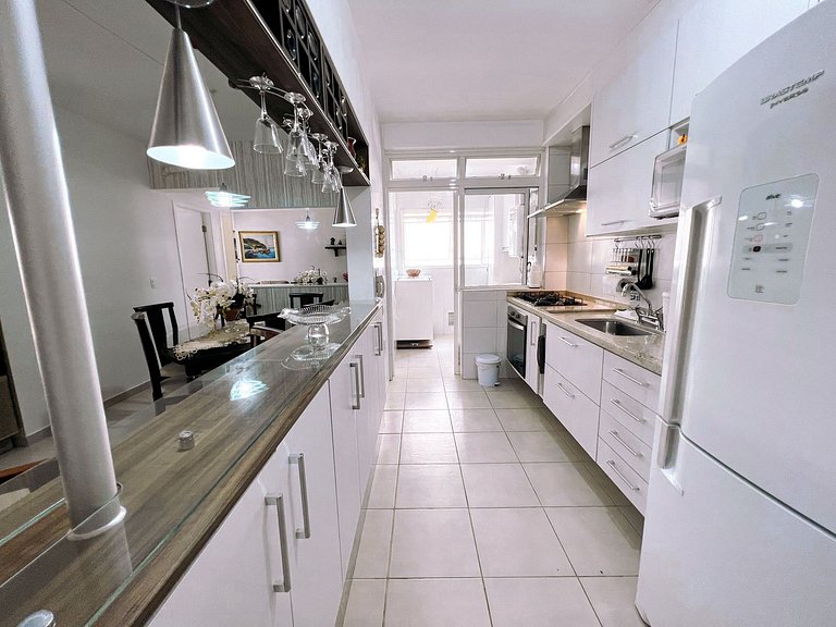 Home 43| Apto em cond Pé na Areia em Bertioga