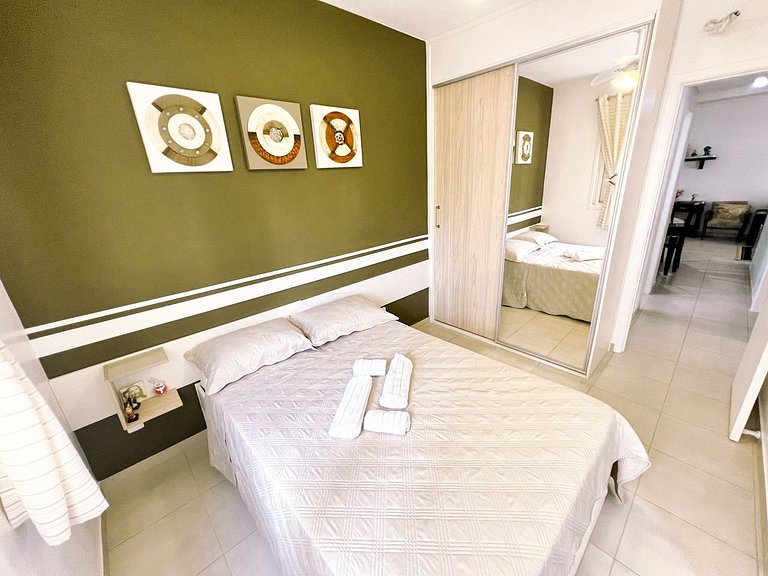 Home 43| Apto em cond Pé na Areia em Bertioga