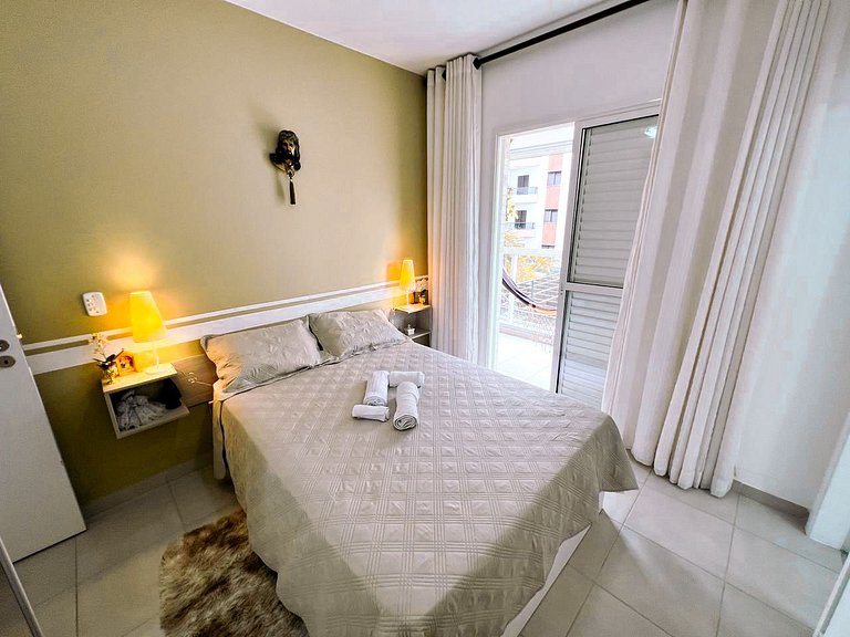 Home 43| Apto em cond Pé na Areia em Bertioga