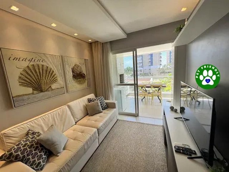 Home 45| Ap em cond Pé na Areia Piscina Aquecida