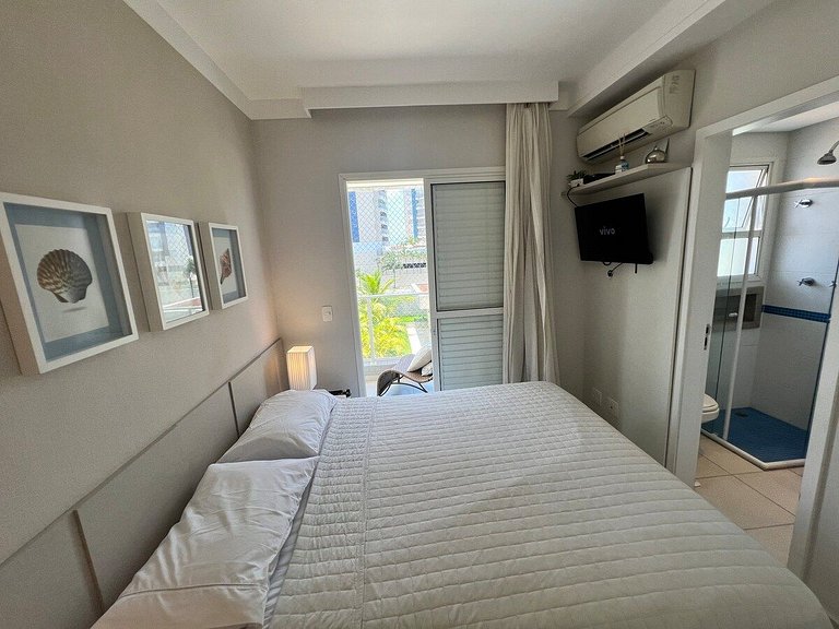 Home 45| Ap em cond Pé na Areia Piscina Aquecida