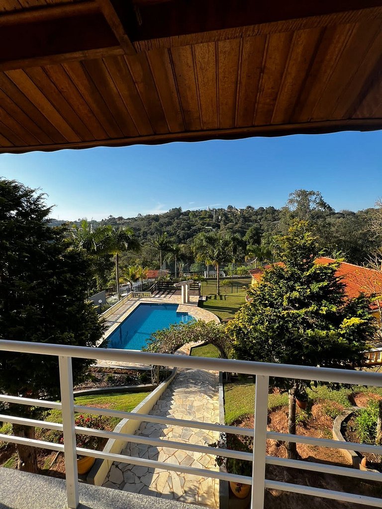 Home 1 | Casa c/ área gourmet e piscina em cond Mairinque