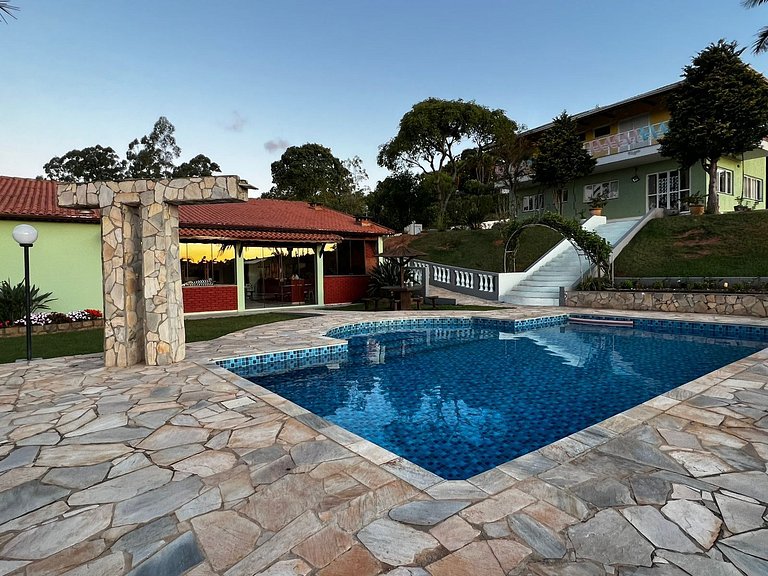 Home 1 | Casa c/ área gourmet e piscina em cond Mairinque
