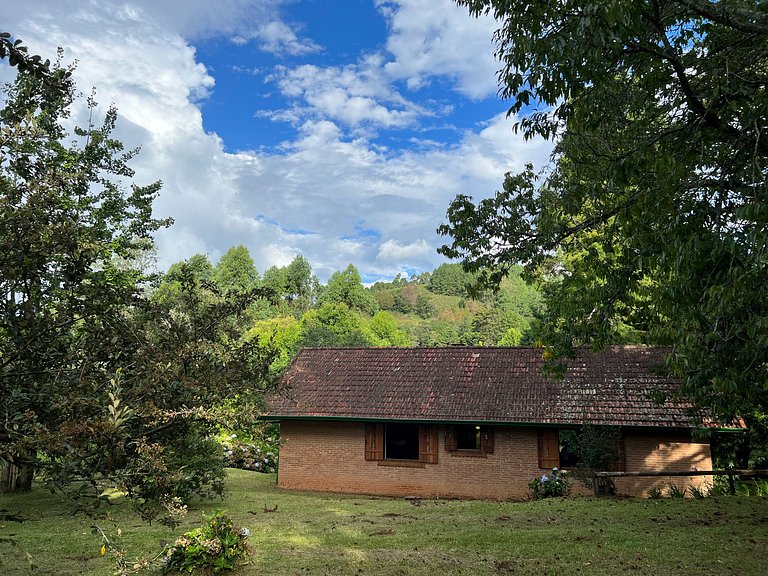 Home 5 |Casa com lareira e vista montanhas em Monte Verde