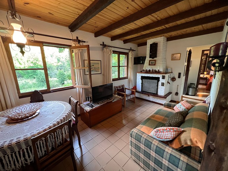 Home 5 |Casa com lareira e vista montanhas em Monte Verde