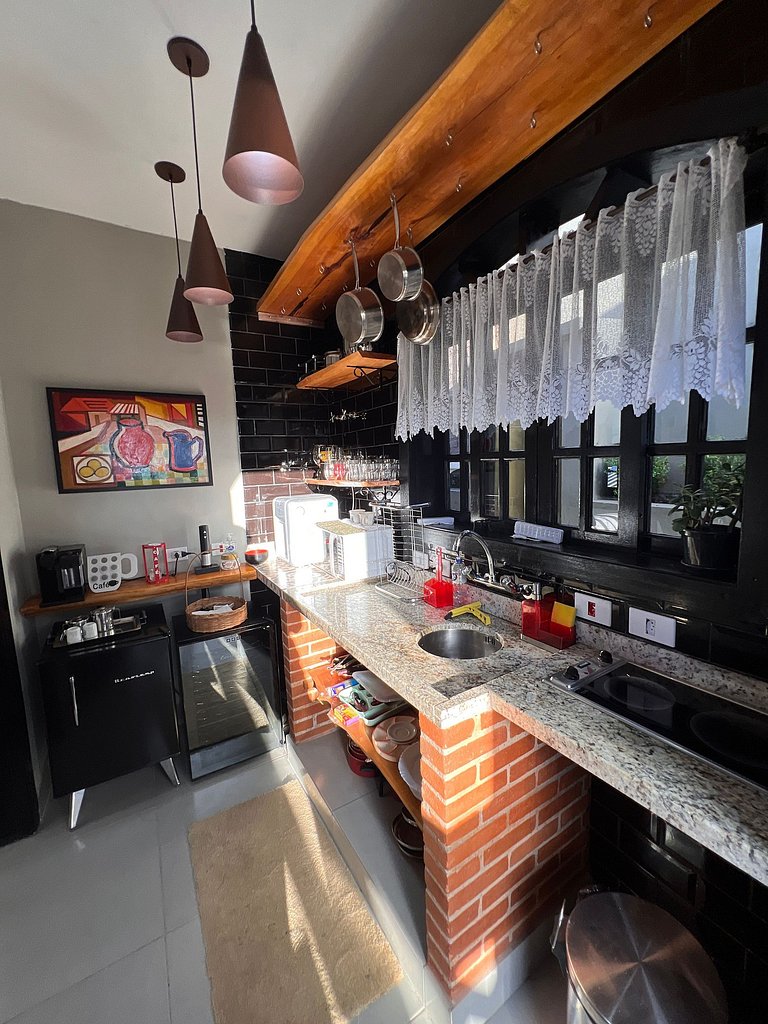 Home 25 | Cabana com Jacuzzi e banheira em Campos do Jordão