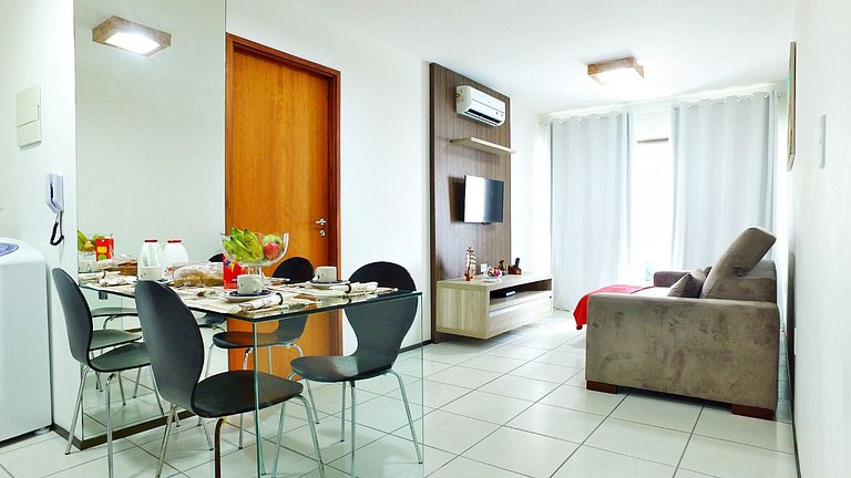Home 1 | Apartamento a 100m da praia da Jatiuca em Alagoas