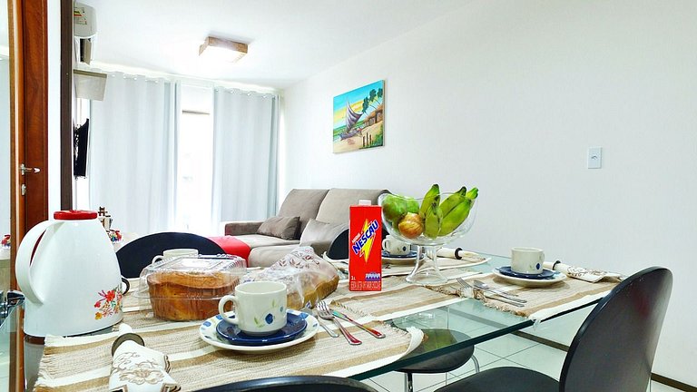 Home 1 | Apartamento a 100m da praia da Jatiuca em Alagoas