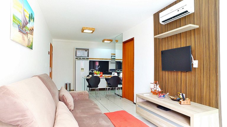 Home 1 | Apartamento a 100m da praia da Jatiuca em Alagoas