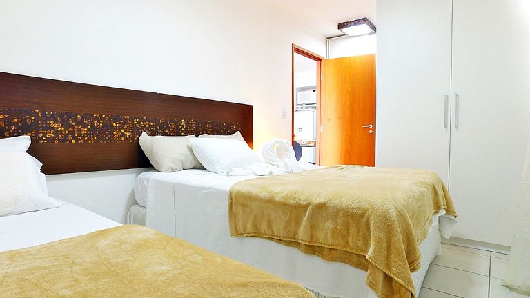 Home 1 | Apartamento a 100m da praia da Jatiuca em Alagoas
