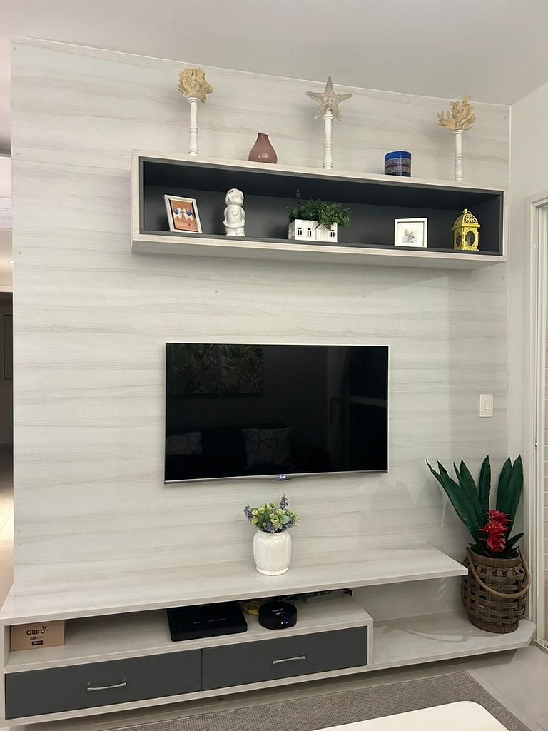Home 10| Ap com varanda gourmet em Bertioga