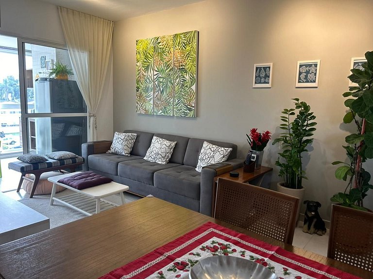 Home 10| Ap com varanda gourmet em Bertioga