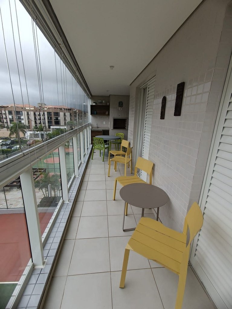 Home 10| Ap com varanda gourmet em Bertioga