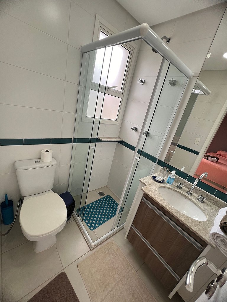 Home 12| Ap piscina aquecida pé na areia Bertioga