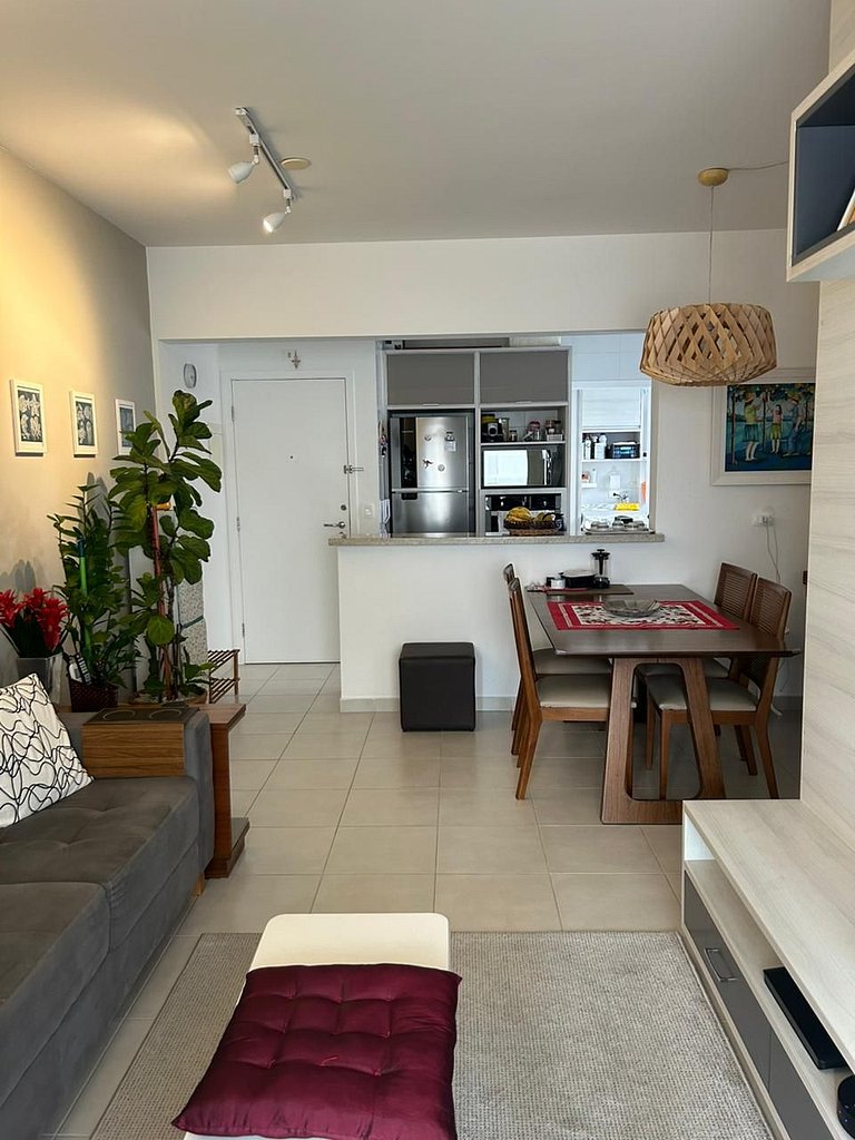Home 10| Ap com varanda gourmet em Bertioga