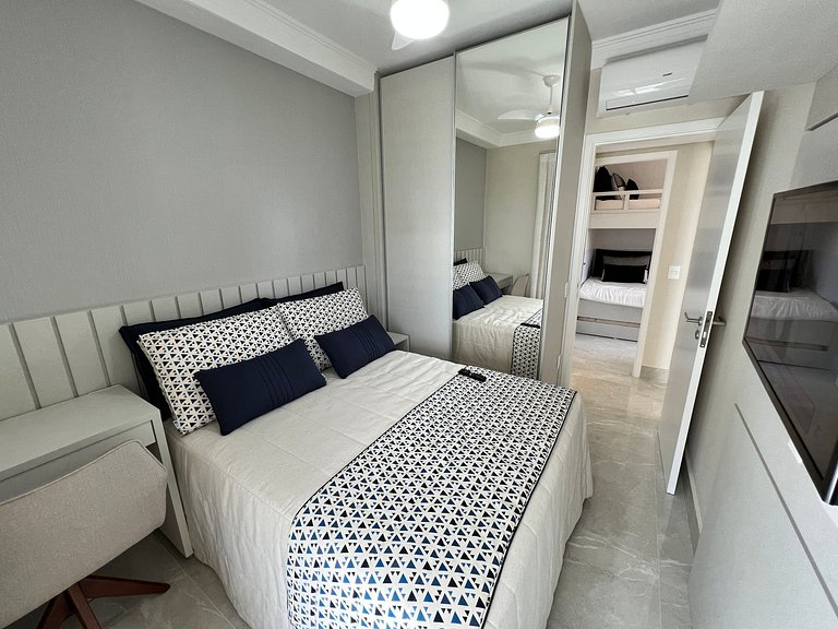 Home48 Apto pé na areia/ Piscina Aquecida Bertioga