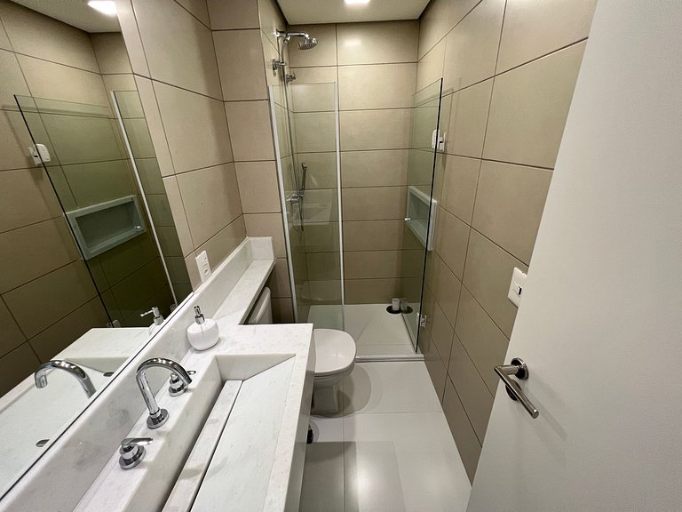 Home48 Apto pé na areia/ Piscina Aquecida Bertioga