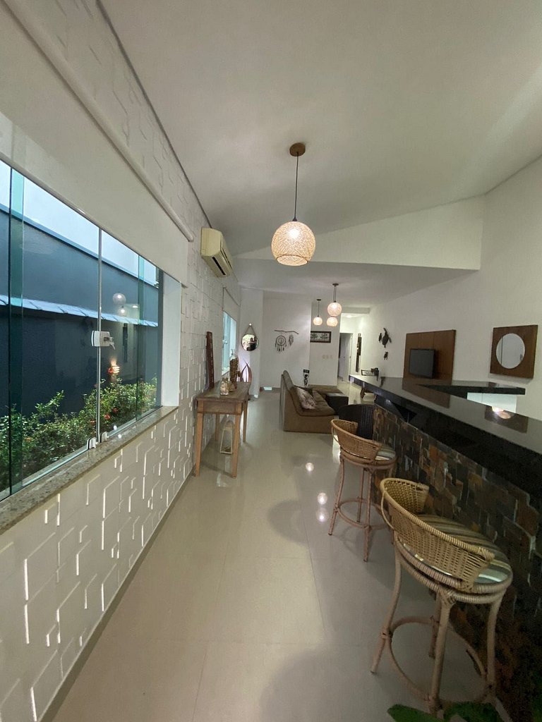 Casa para 8 pessoas com piscina e A/C H174ber