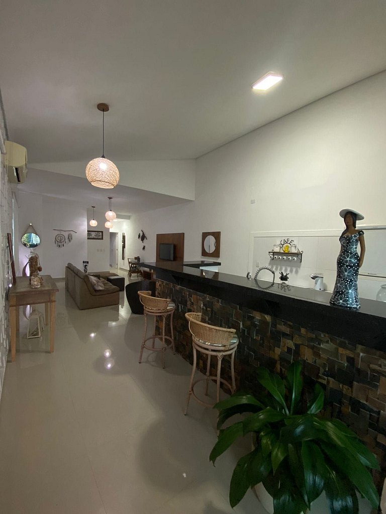 Casa para 8 pessoas com piscina e A/C H174ber