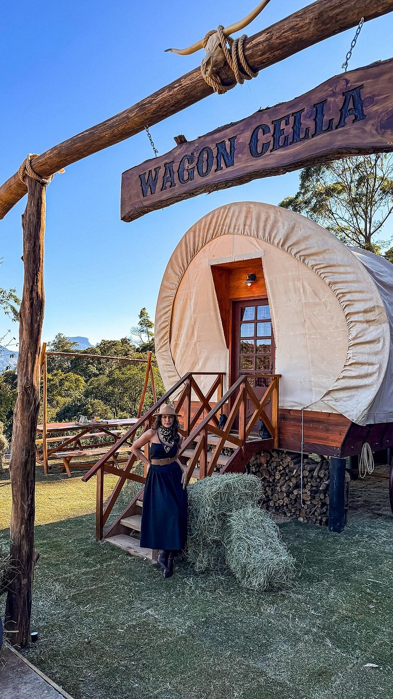 Wagon Cella: faroeste com Spa em Campos