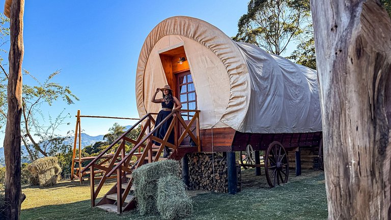 Wagon Cella: faroeste com Spa em Campos