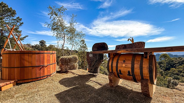 Wagon Cella: faroeste com Spa em Campos