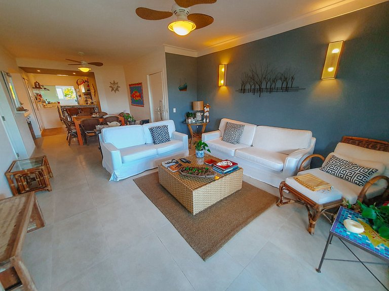 Home 211 Apto praia Riviera frente mar Módulo 3