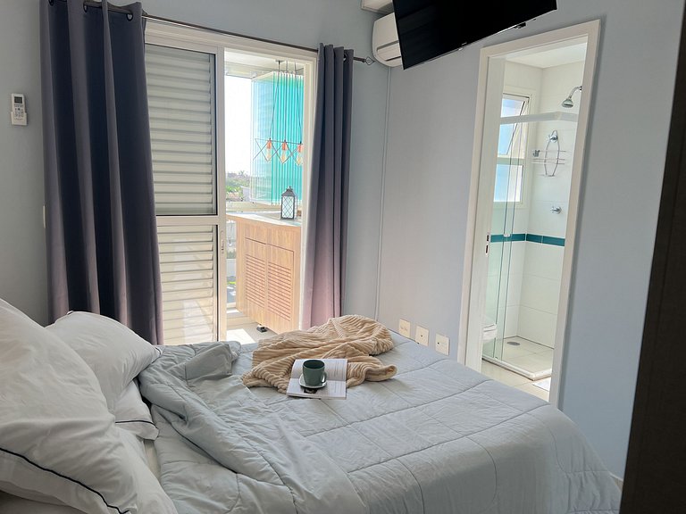 Apartamento de Frente para o Mar em Bertioga